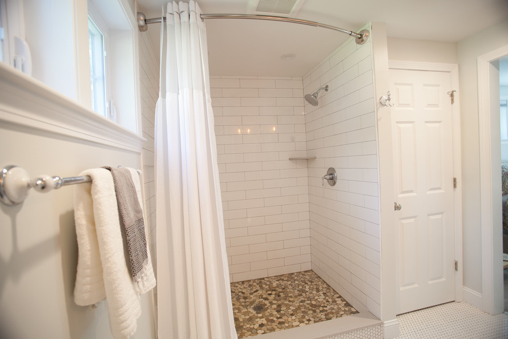 Inspiration for a beach style bathroom in Boston.