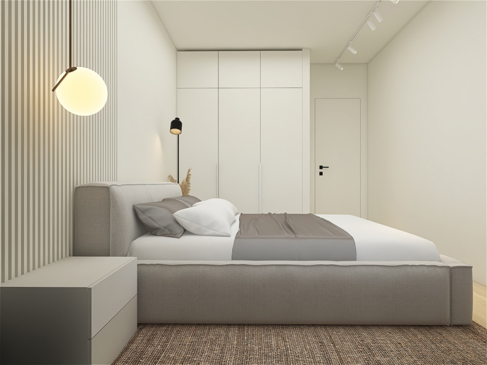 Минималистичная квартира 91м2 в Москве для семьи с двумя детьми