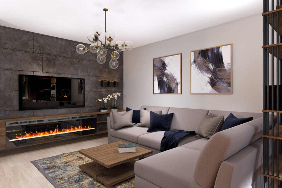 Проект "ONE STORY" 4-комнатная квартира площадью 107,3 м кв