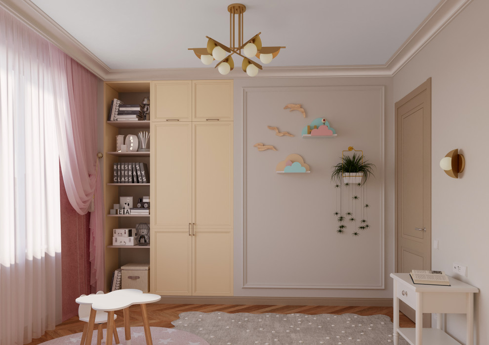 Дизайн четырёхкомнатной квартиры в ЖК Тушино-2018