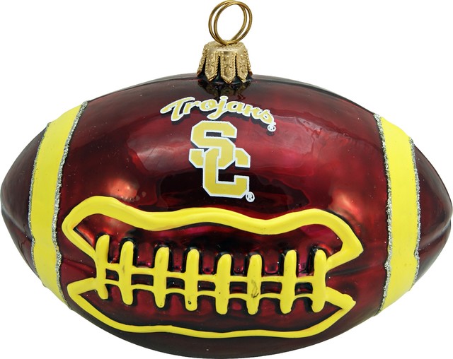 Collegiate Football USC Ornament - Contemporary - Christmas Collegiate Football USC Ornament - Collegiate Football USC Ornament - Contemporary - Christmas