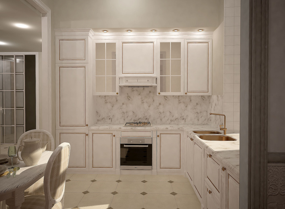 архитектурно-дизайнерский проект квартиры 104 кв.м с частичной перепланировкой