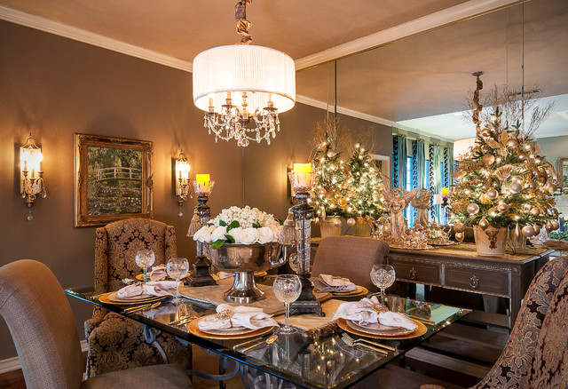 Christmas Decorating klassisch-esszimmer