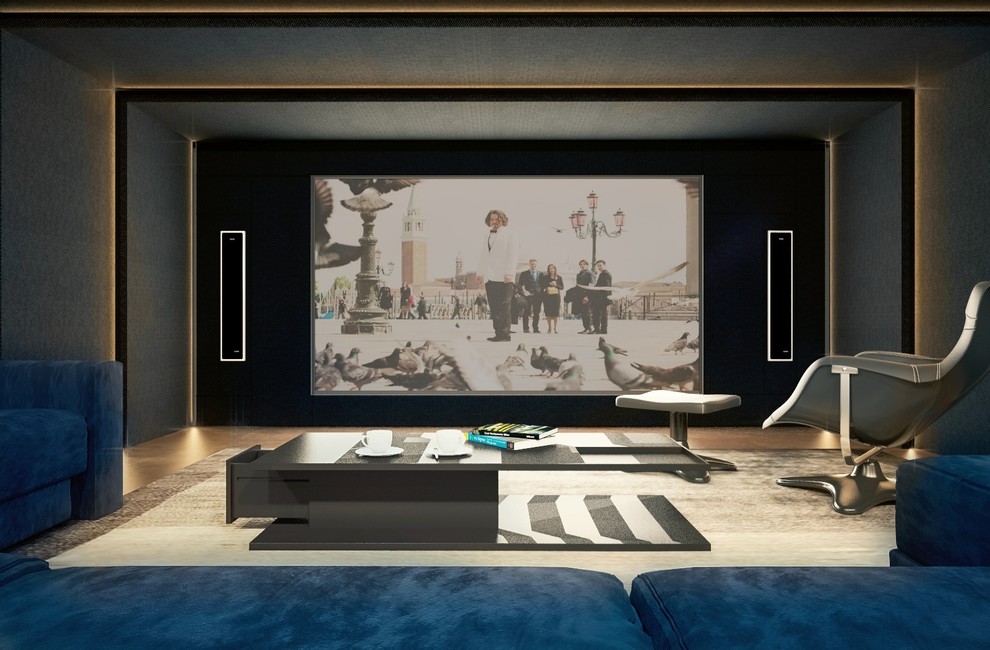 Бильярдная в московском коттедже