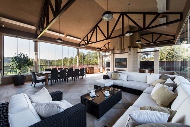 Веранда modern-patio