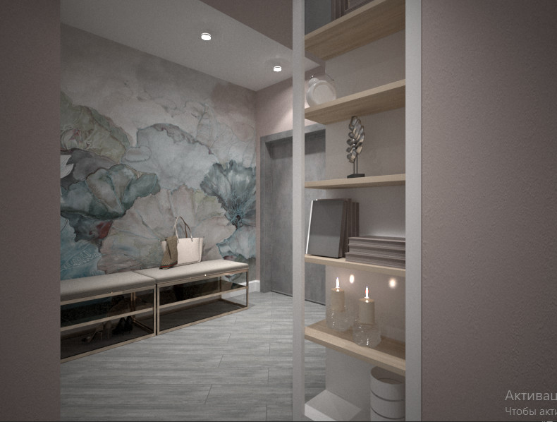 Проект 2-х комнатной квартиры ЖК Комфорт Парк