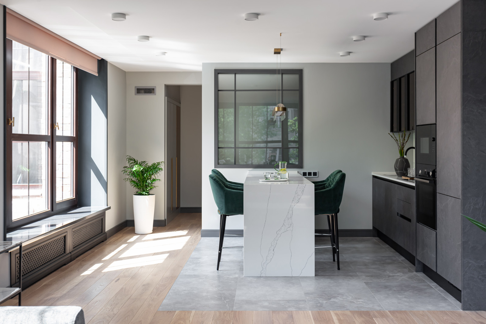 Стилизация двухуровневой квартиры в ЖК Loft Factory