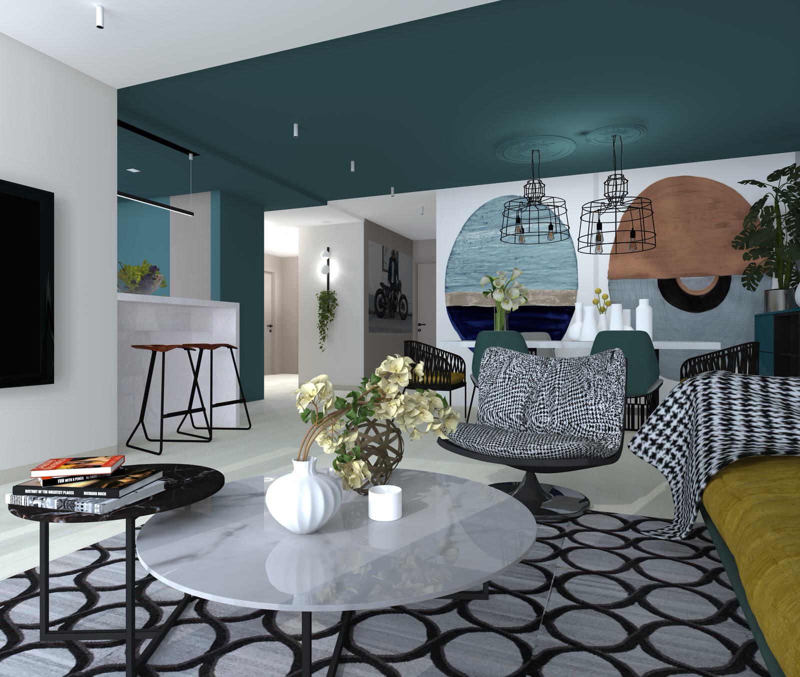 Косметический ремонт в современном стиле со скандинавскими элементами