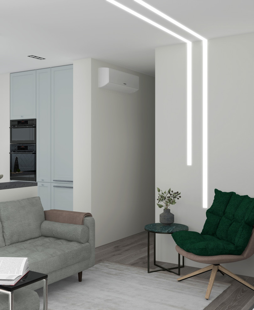 Светлая зона отдыха. Гостиная