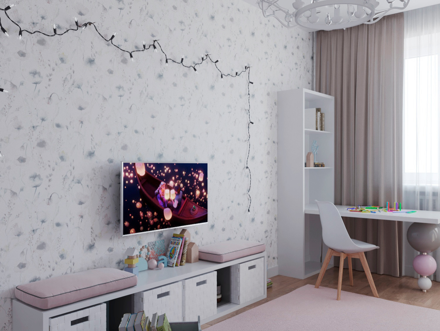 Детская комната для девочки