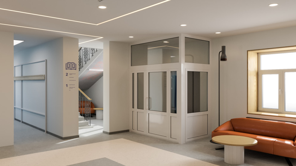 Дизайн-проект Модельной библиотеки в с.Кижинга (Республика Бурятия)