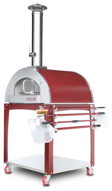 Forno Bello Grande Wood Fired Pizza Oven With Sleek Stand