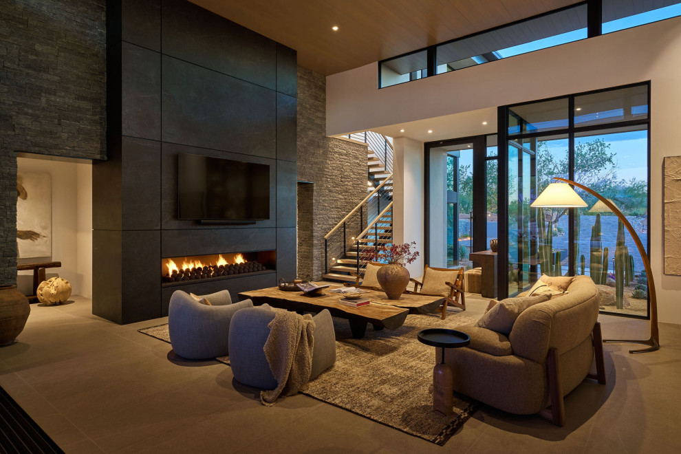 living room night - Contemporary - Living Room - Phoenix - by Aspect ...