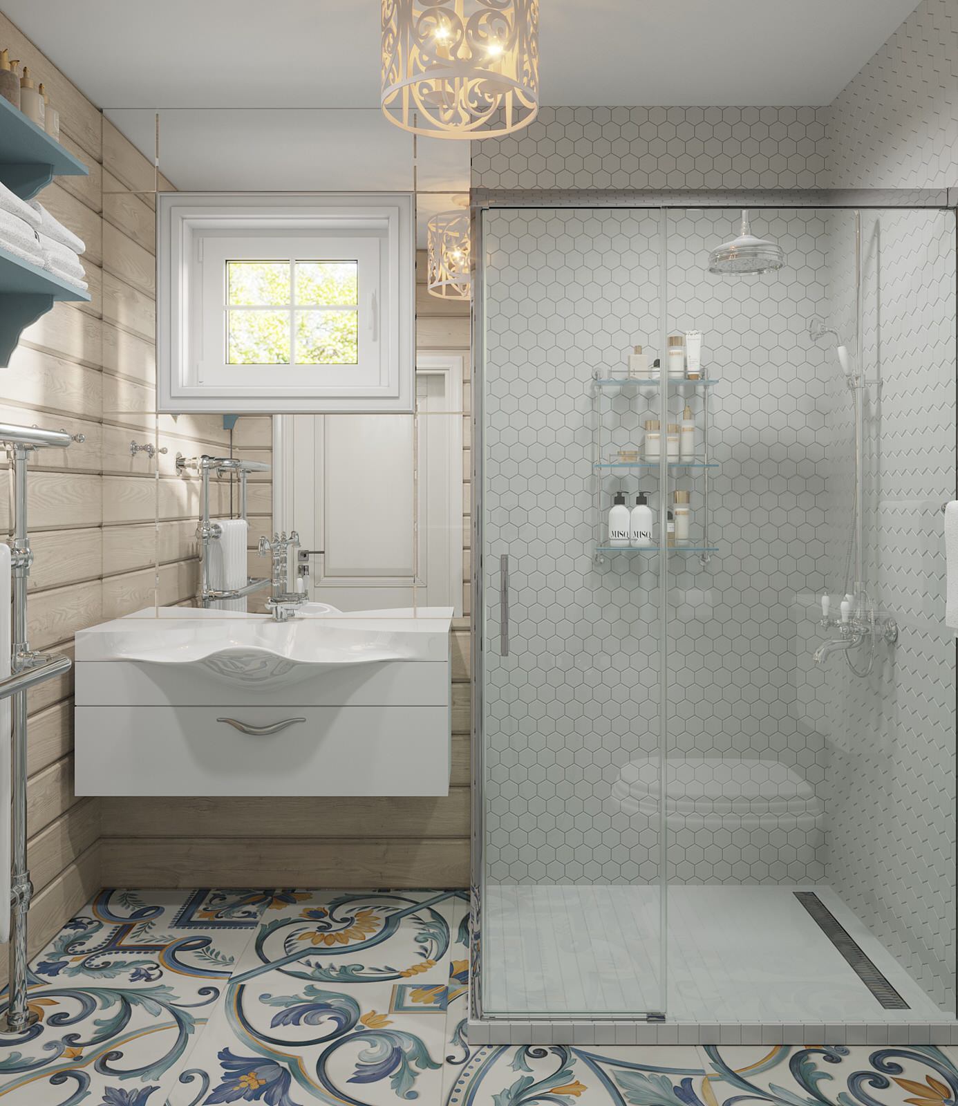 Дизайн интерьера срубного дома