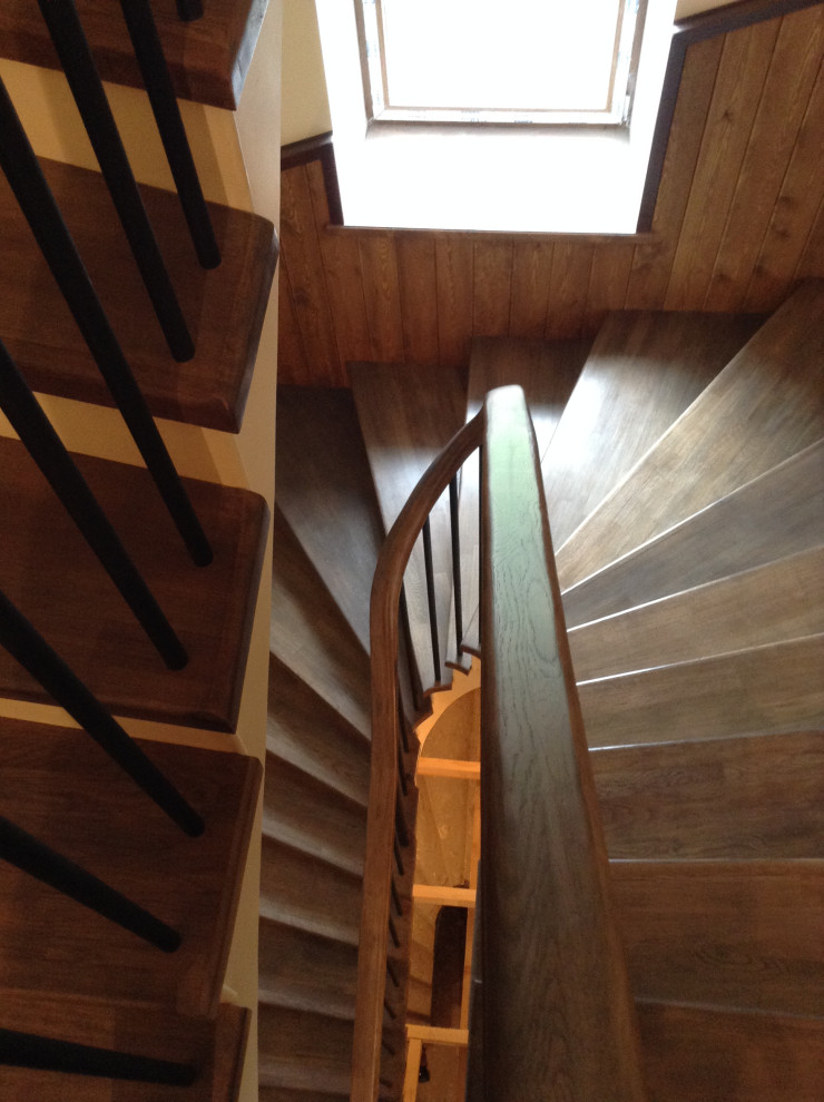 Отделка бетонной лестницы