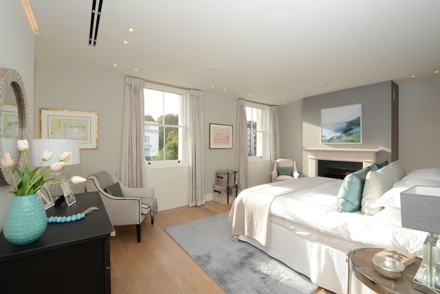 Notting Hill transitional-bedroom