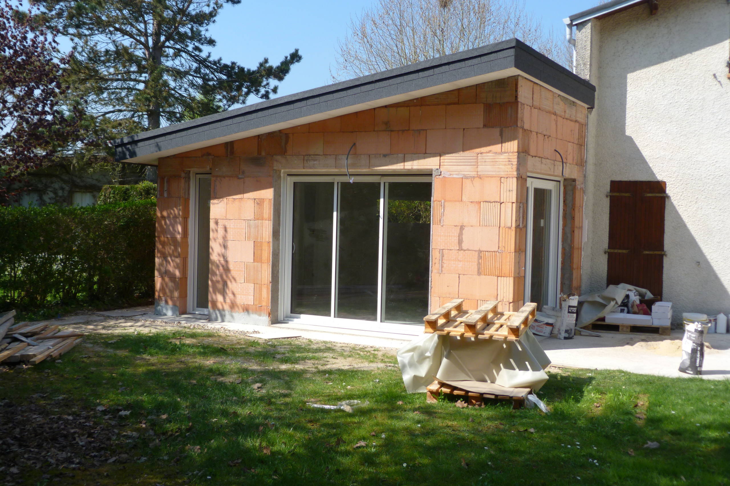 EXTENSION D'UNE MAISON INDIVIDUELLE à Villiers-le-Bâcle