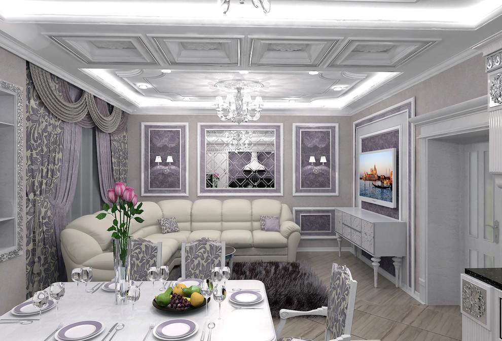 Трехкомнатная квартира в классическом стиле