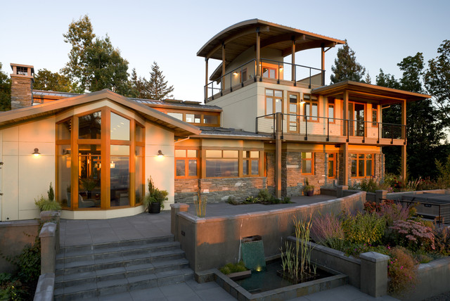Leftwich Residence trendy-hus-og-facade