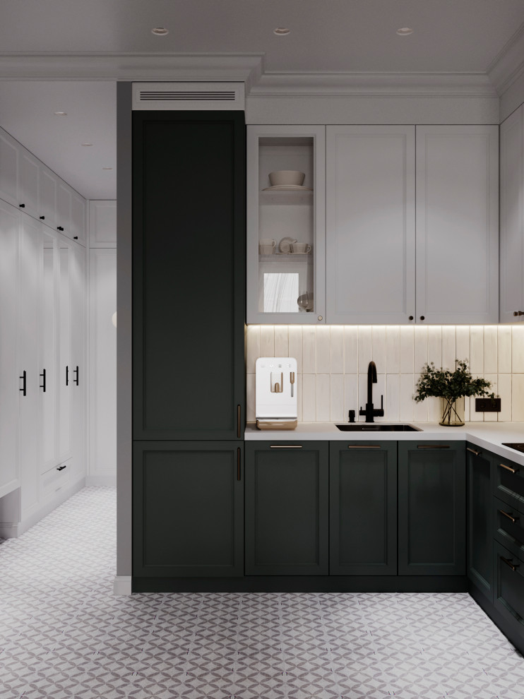 Современный mid-century в ЖК Западный Порт