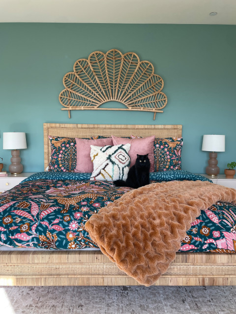 Sunset Cliffs Boho Remodel eclectic-bedroom