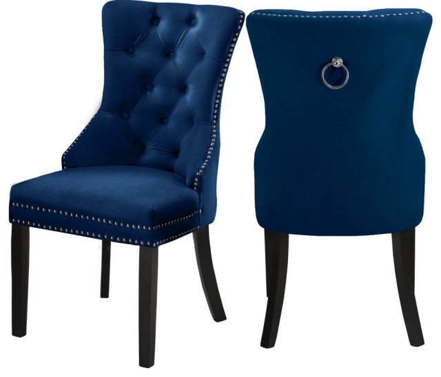 navy blue bistro chairs