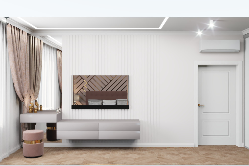 Проект интерьера двухэтажного дома