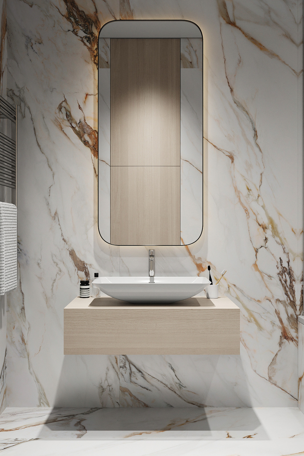 Дизайн интерьера квартиры в современном стиле в ЖК Сити Парк 2