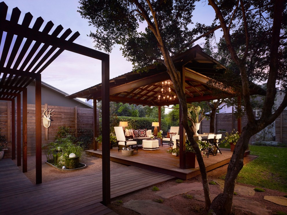Design ideas for a contemporary verandah in Austin.