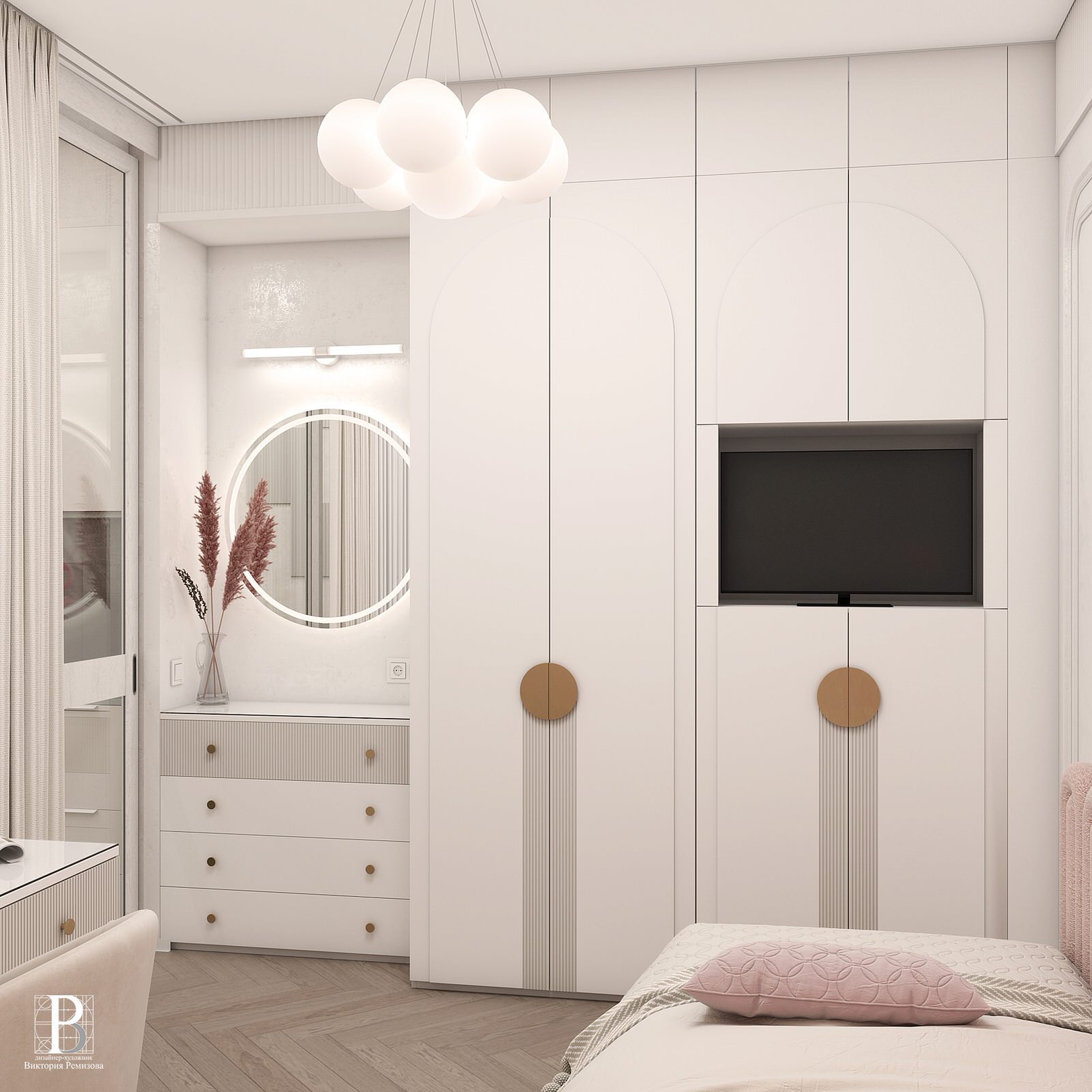 Дизайн интерьера квартиры 56,8 кв.м., г. Пятигорск, ул. Пестова 5