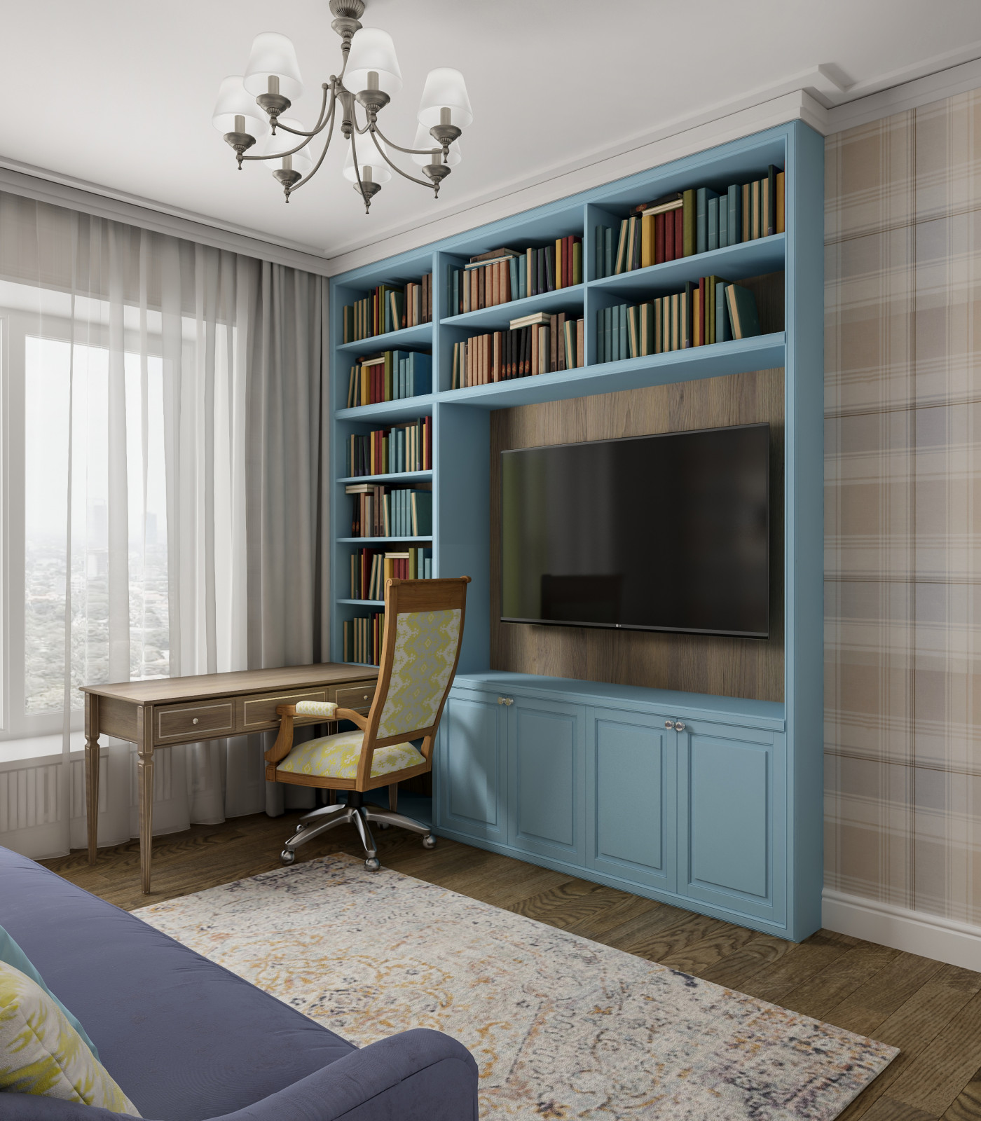 Проект интерьера 4-комнатной квартиры 115 кв.м в ЖК «Черняховского 19»