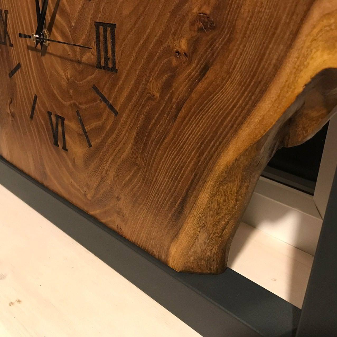 Часы из слэба