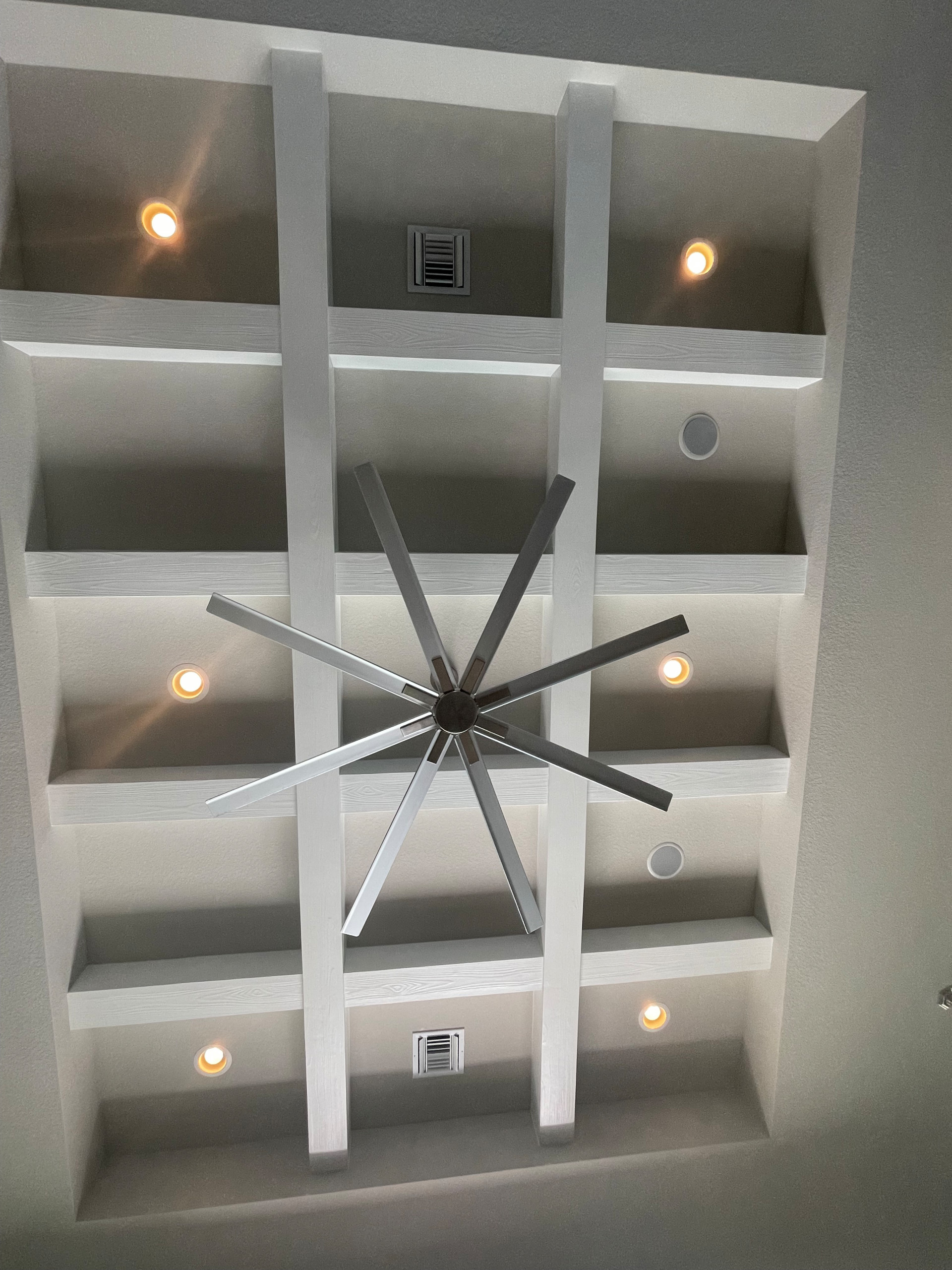 Ceiling beams and planks