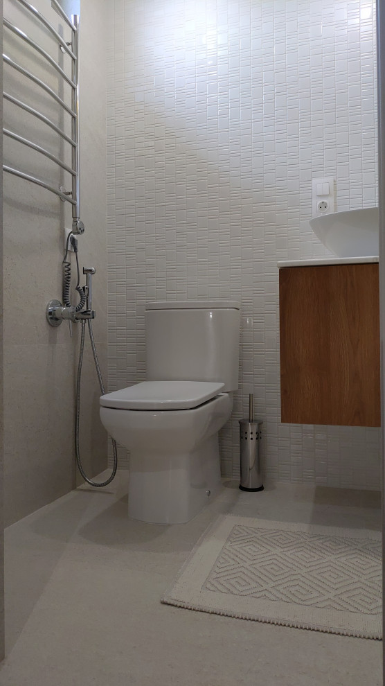 Частный дом в Нижней Гостагайке в светлом минималистичном стиле