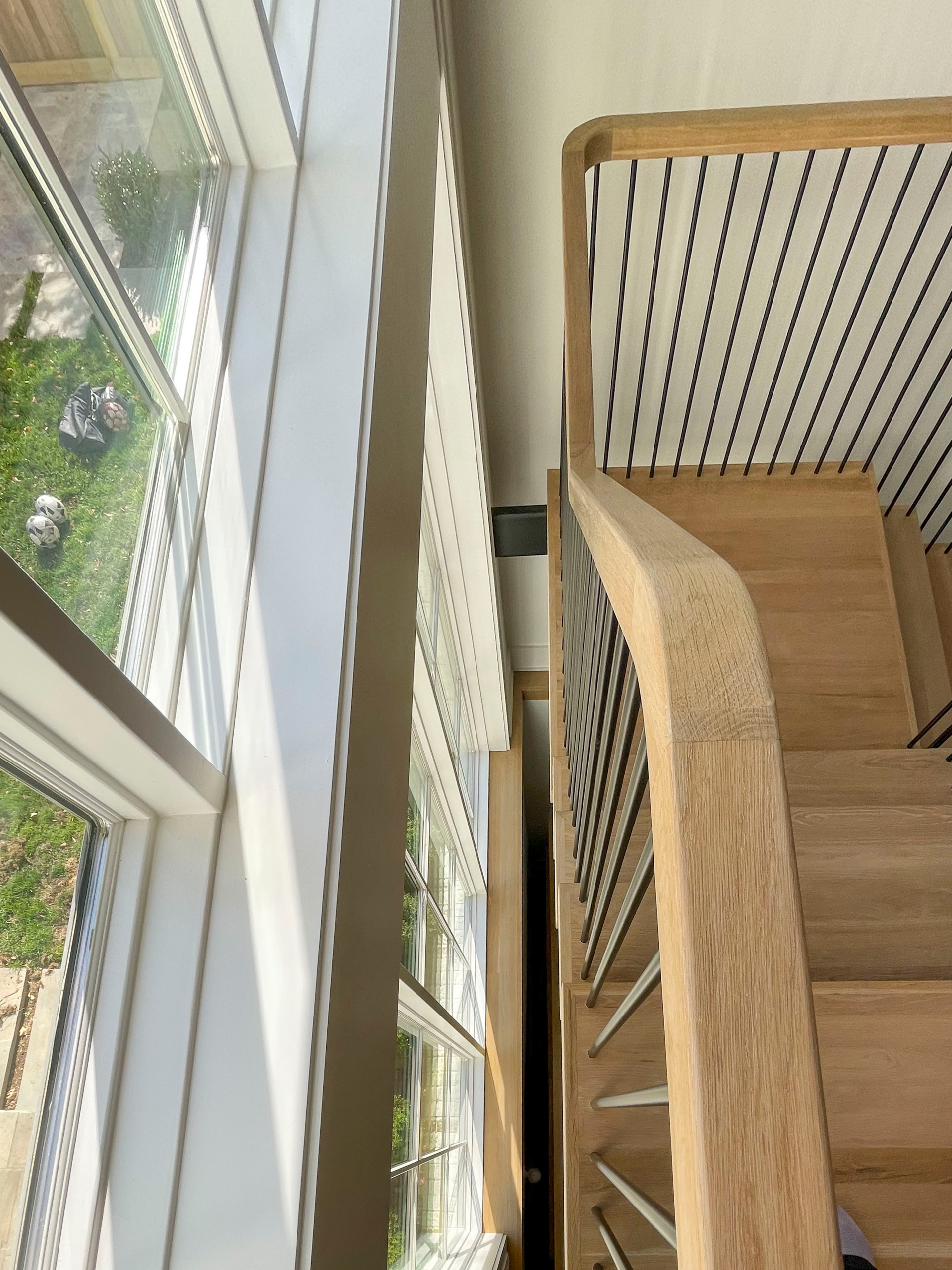 96_Dramatic cantilevered no-riser staircase, Bethesda, MD 20814