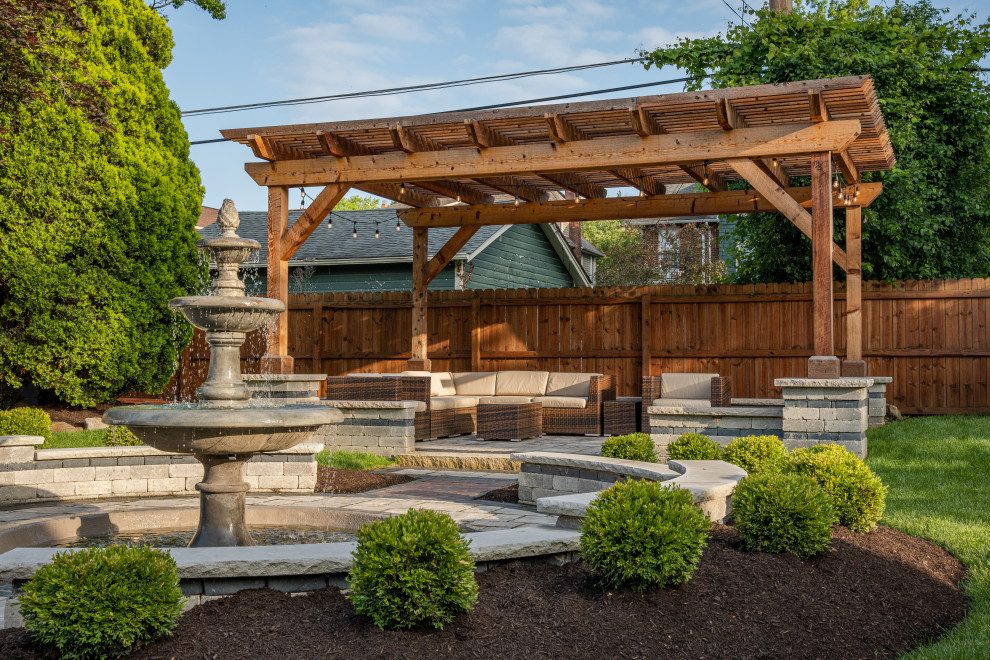 Cedar pergola