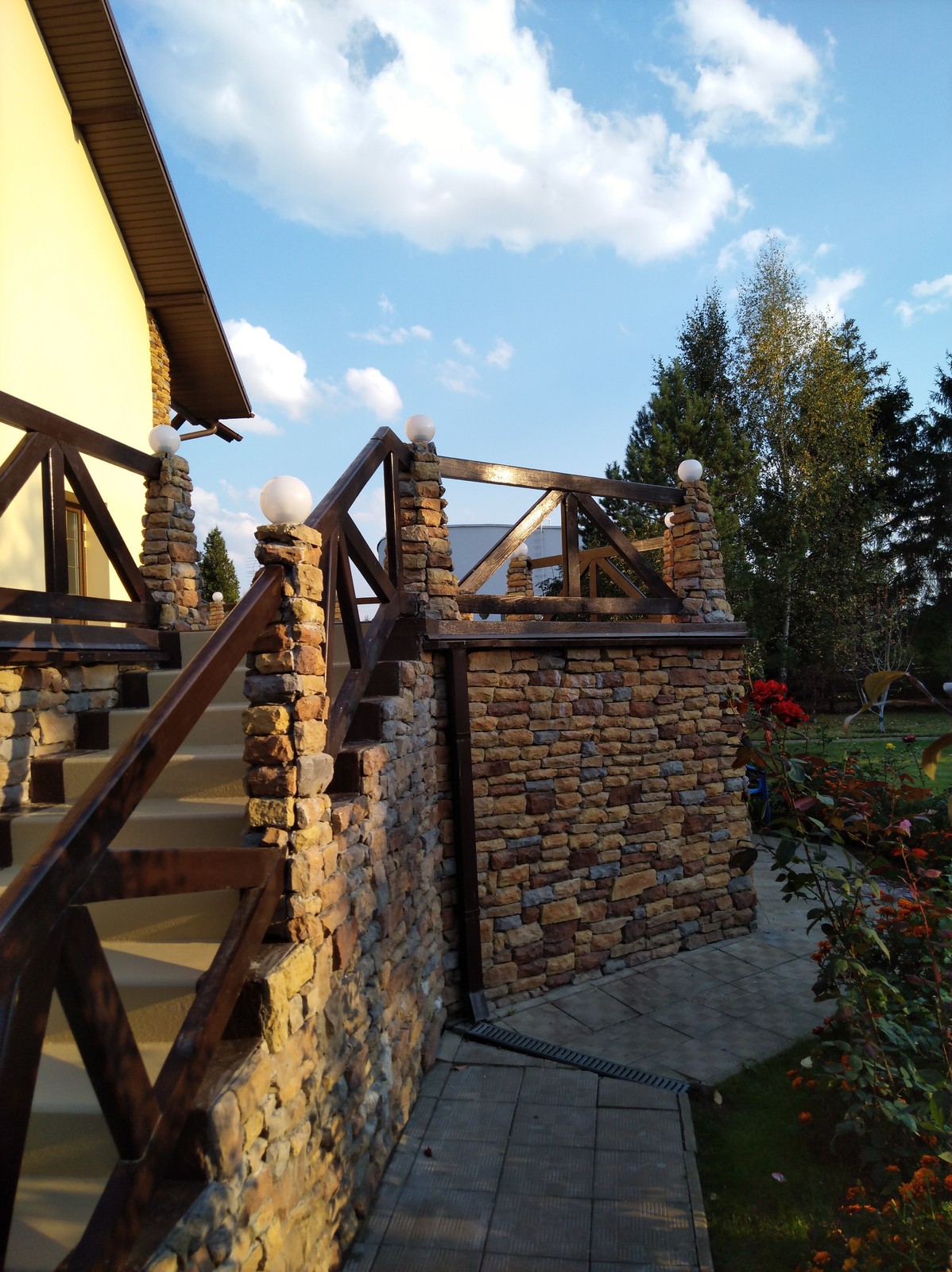 Терраса дома Подмосковье