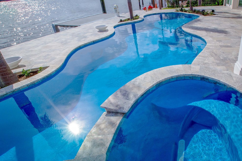 Design ideas for a country pool in Miami.