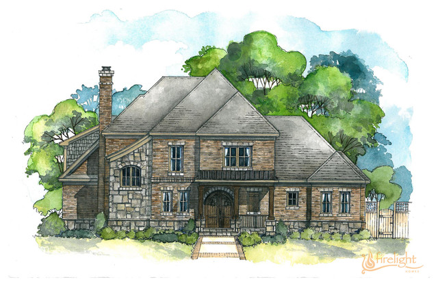 Matthews Front Elevation Rendering transitional