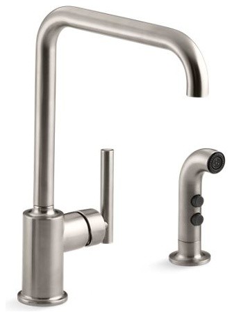 Kohler Purist Primary Swing Spout With Spray Contemporary