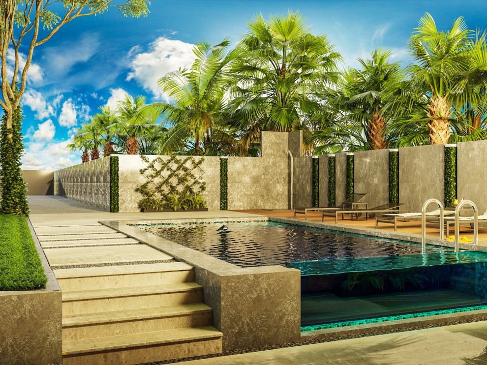 Благоустройство двора 400кв м