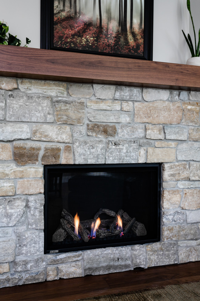 Inspiration for a transitional home design remodel in Vancouver