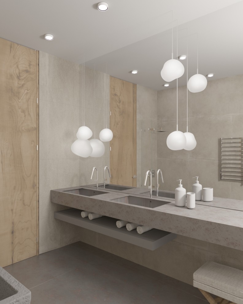 Проект квартиры в стиле минимализм в Малом Кисловском переулке