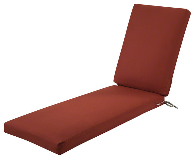 Patio Chaise Lounge Cushion Slip Cover and Foam, 72"x21"x3