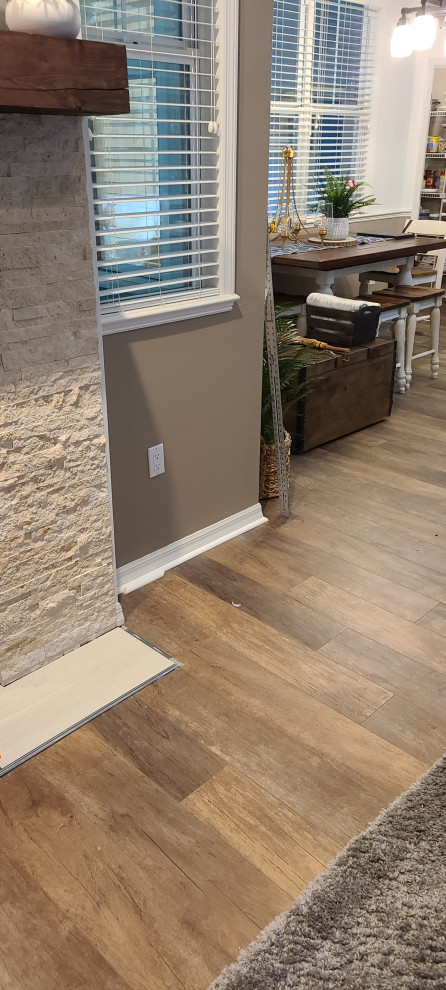 Inspiration for a transitional home design remodel in Miami