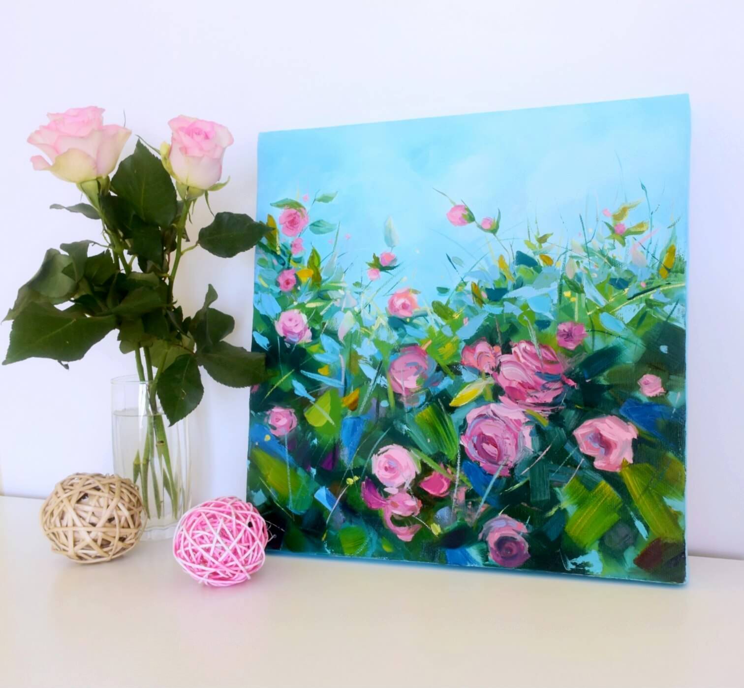 Картина маслом «Rose garden»