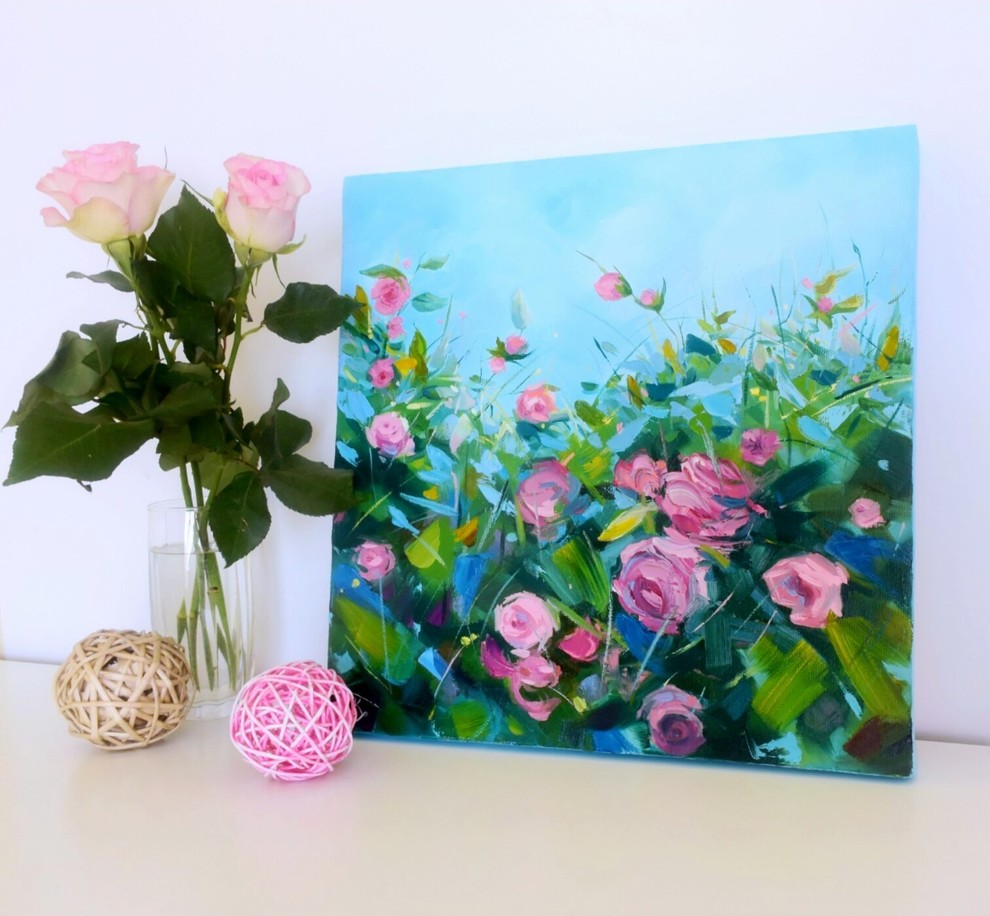 Картина маслом «Rose garden»