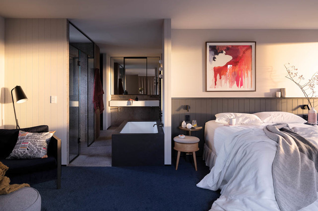 merton RESIDENCE Master Suite contemporaneo-camera-da-letto