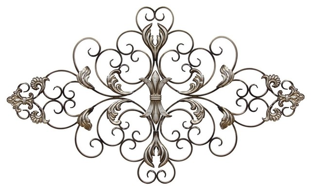 Champagne Ornate Scroll Metal Decor Victorian Wall Art By Virventures - Metal Scroll Wall Decor Champagne Ornate Scroll Metal Decor Victorian Wall Art By Virventures - Metal Scroll Wall Decor
