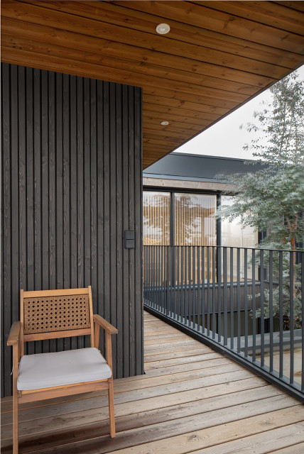 LE PAVILLON DU GOLF contemporaneo-terraza-y-balcon